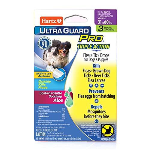 Hartz UltraGuard Pro Flea Tick Drops for Dogs 3160 lbs - Image 1