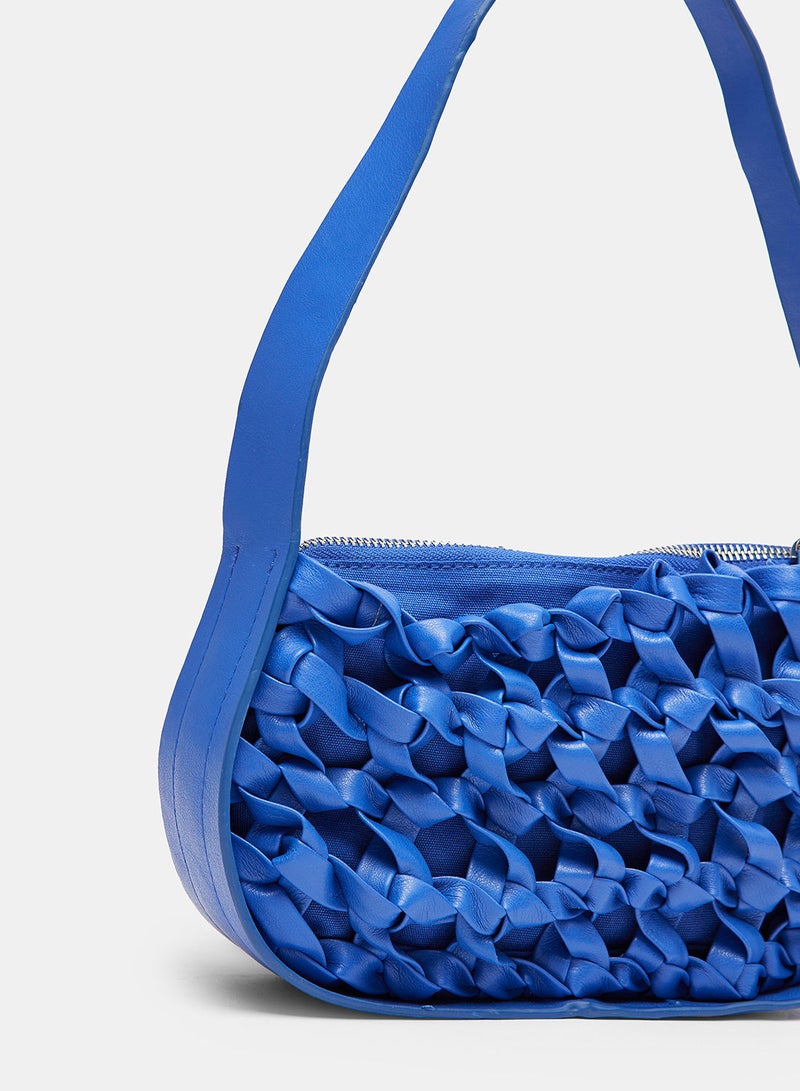 MANGO Braided Baguette Bag - Image 3