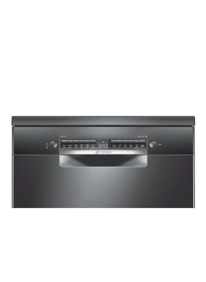 BOSCH Dishwasher Series 4 - 13 Person 60 Cm 6 Programs - Smart home Connect - 9.5 L SMS4IKC62T Black - Image 2