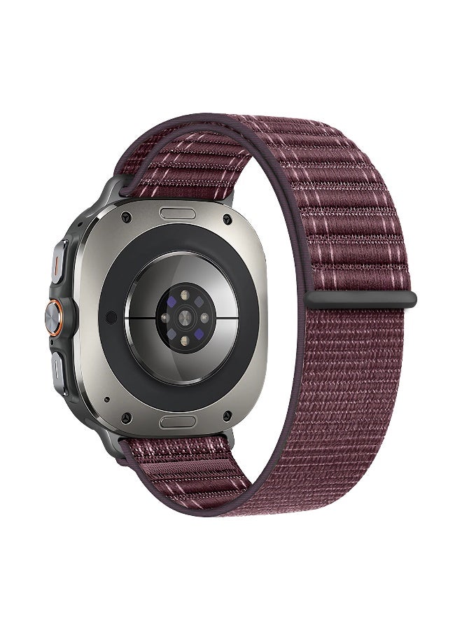 NIBEMINENT Samsung Ultra Strap - 47mm Dual-Color Wave Pattern Nylon Design  - Image 1