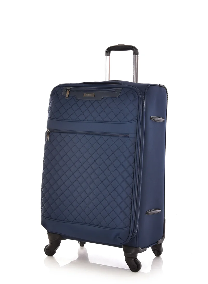 MAGELLAN Magellan Luggage 4 Piece Set Trolley Travel Bag Size 20/24/28/32 Inch Blue