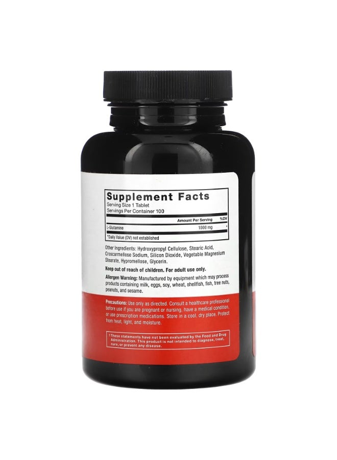 Force Factor L-Glutamine Tablets, 1,000 mg, 100 Tablets - Image 2