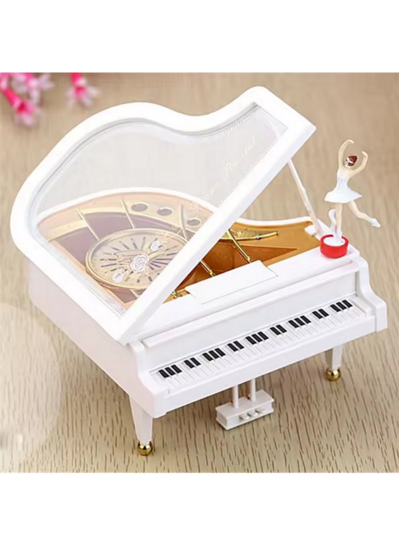Dancing Ballerina Elegant Music Box Romantic Classic Piano Musical Box Exquisite Creative Eco-friendly for Birthday Wedding Gift  - Image 1