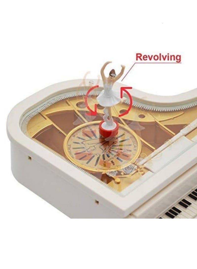 Dancing Ballerina Elegant Music Box Romantic Classic Piano Musical Box Exquisite Creative Eco-friendly for Birthday Wedding Gift  - Image 2