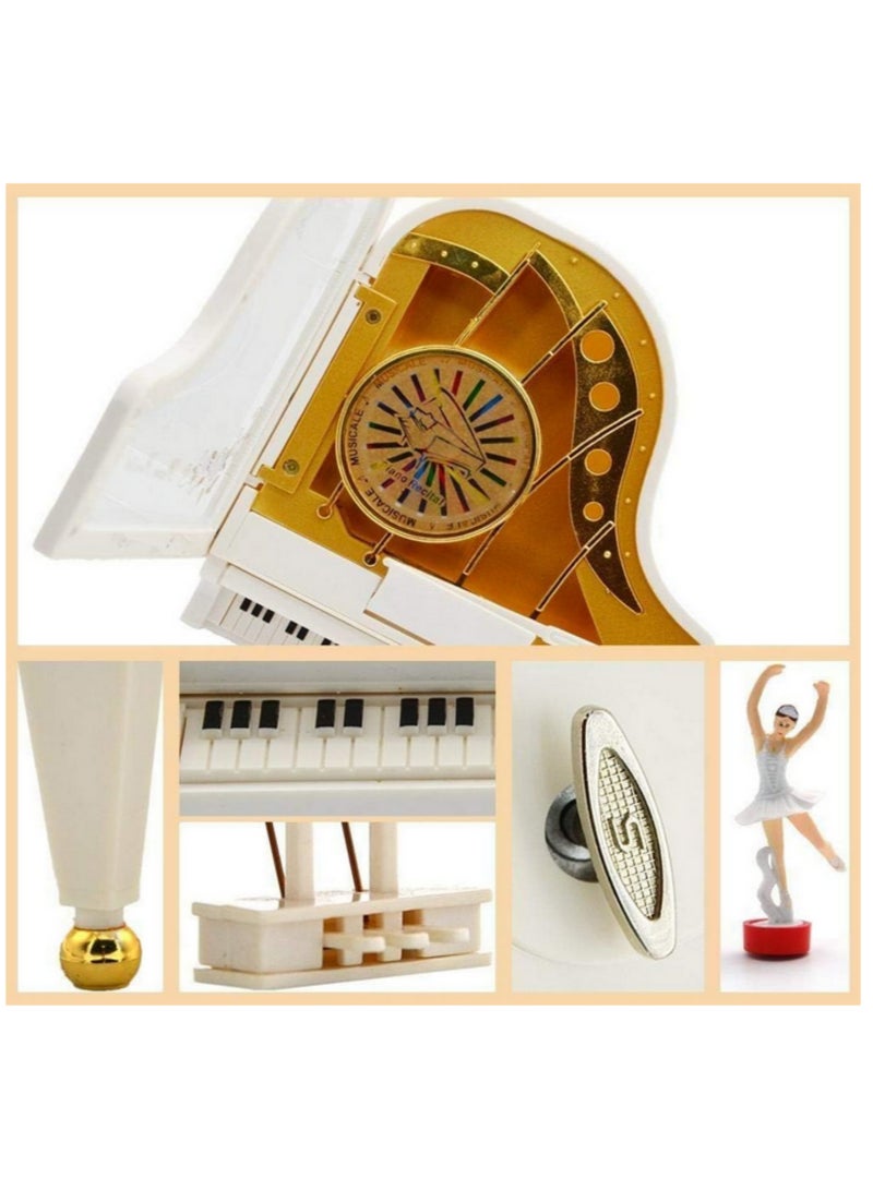 Dancing Ballerina Elegant Music Box Romantic Classic Piano Musical Box Exquisite Creative Eco-friendly for Birthday Wedding Gift  - Image 3