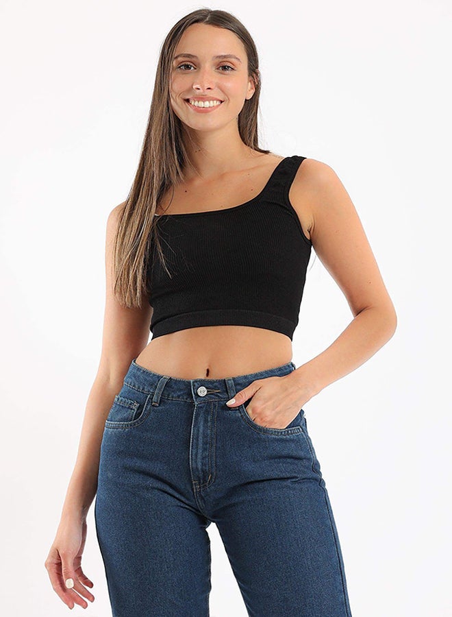 Carina Wide Strap Crop Top - Image 1