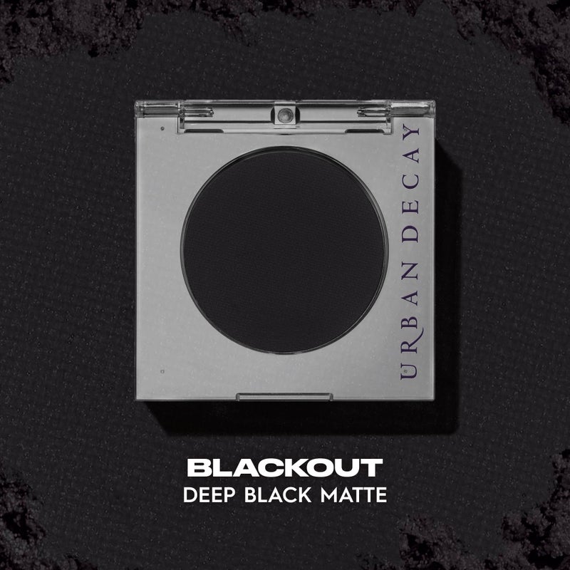 URBAN DECAY 24/7 Longwear Eyeshadow Single - High-Pigment Eye Shadow Compact, Smooth & Blendable Color, Up to 12HR Wear, Crease-free Makeup - Blackout (deep black matte) - Image 4