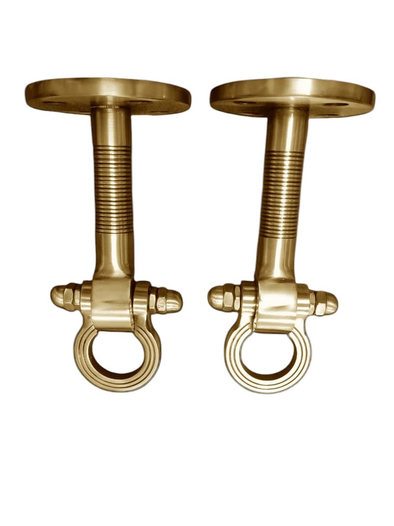 Kkriya Home Decor KKRIYA HOME DECOR 8 inch Height Heavy Duty NO 1 KADA for Patio JHULA Superior HIGrade Quality Life TIME WARRENTY KADA Patio Swing Hammock Swing 25mm Rod Weight Capacity of 2000KG Pack of 2PCS  - Image 2