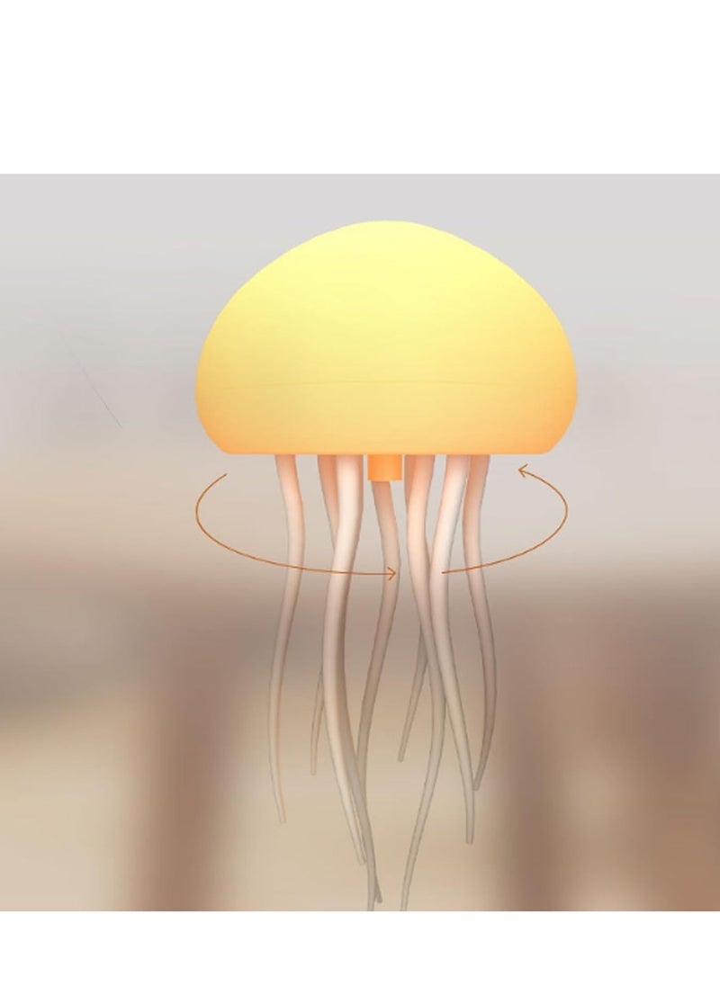 JAJEEK Jellyfish Lamp - LED Round Jellyfish Light Lamp with Dancing Legs and Changing Colors - 12 LED Multicolor Bulbs - Calming Jellyfish Lamp for Home Office Decor - Perfect Gifts for Kids and Adults - Color Changing Jellyfish Night Light  - Image 2