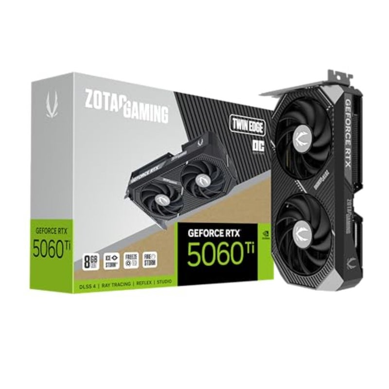 Gaming graphics card for desktop PCs, GDDR7 memory, black, DLSS 4 support and IceStorm 2.0 cooling - Image 1