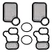 Cotonlake VVT VTEC Solenoid Gasket Valve Cover Set Spool Valve Filter Screen for Honda Accord Civic CRV Element for Acura RDX RSX TSX 20022015 9171762PCS - Image 2