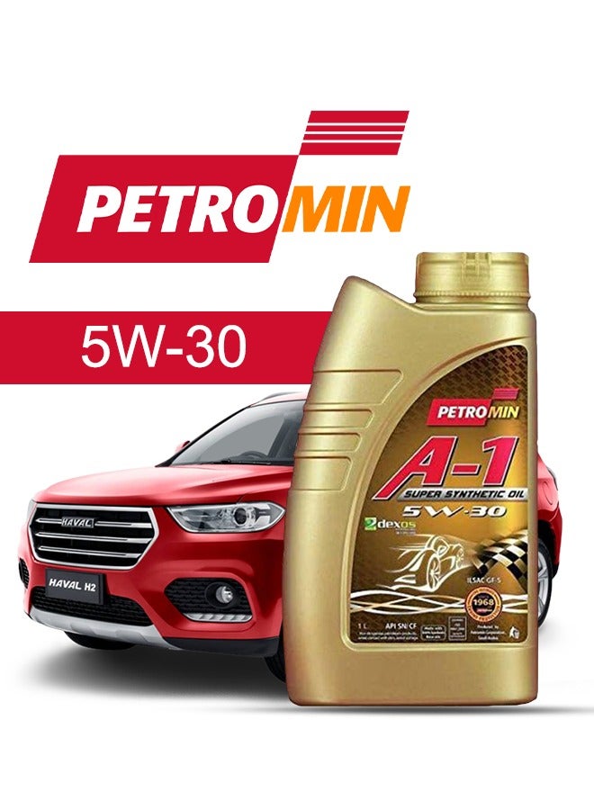 Petromin Engine Oil – For HAVAL H  2024 - 2015, 5 Liter,  5w30 Petromin - With Engine Oil Filter - 2015 2016 2017 2018 2019 2020 2021 2022 2023 2024