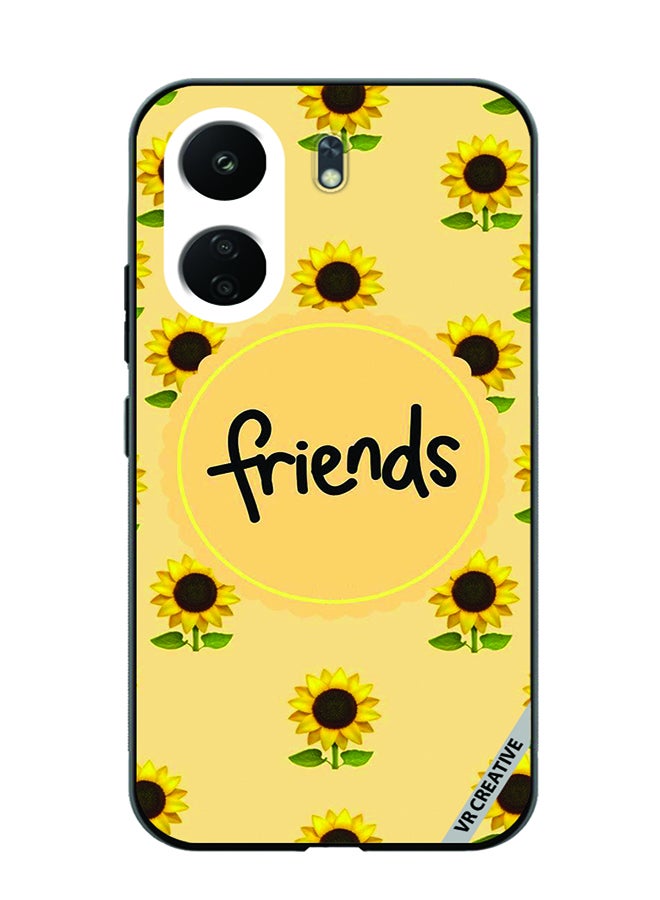 VR CREATIVE Protective Case Cover For Xiaomi Redmi 13C Friends Design Multicolour - Image 1