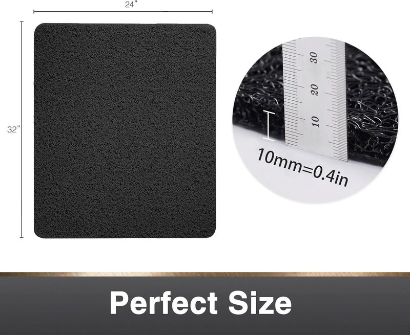 Asvin Soft Textured Bath, Shower, Tub Mat, 24x32 Inch, Phthalate Free, Non Slip Comfort Bathtub Mats with Drain, PVC Loofah Bathroom Mats for Wet Areas, Quick Drying - Image 5