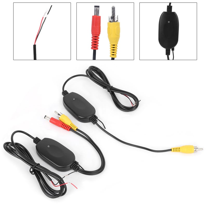 Rearview Camera Transmitter 628x582 Pixel Wireless - Rearview Camera Receiver Sturdy ABS Material for In-Car Monitor Installation - Image 5