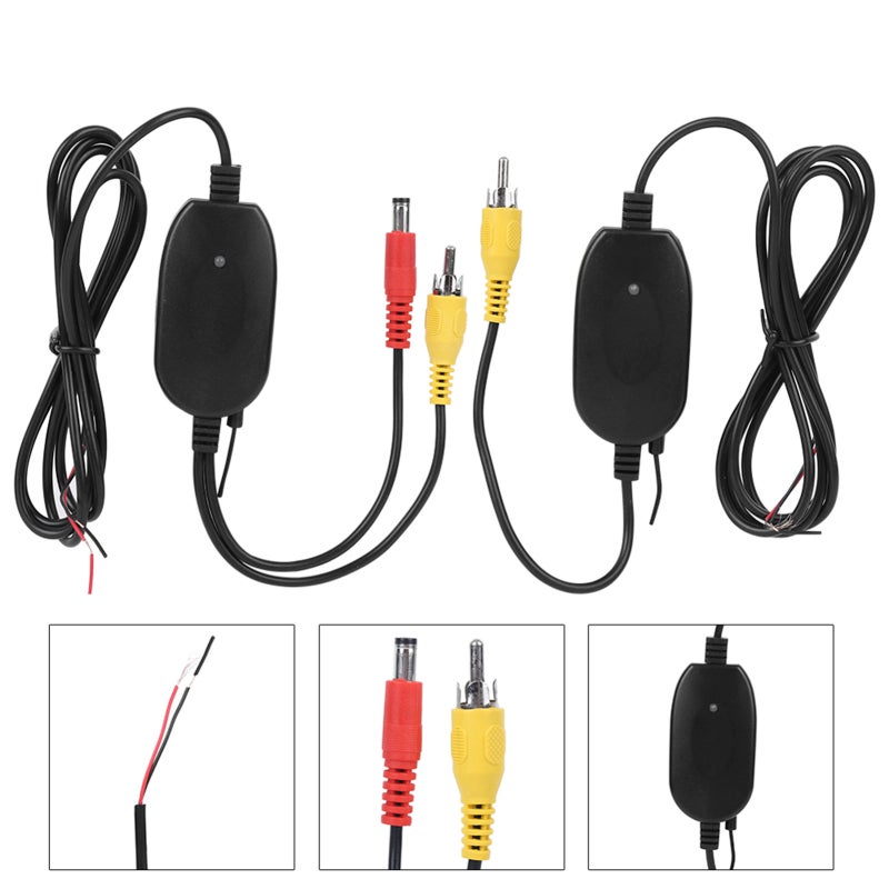 Rearview Camera Transmitter 628x582 Pixel Wireless - Rearview Camera Receiver Sturdy ABS Material for In-Car Monitor Installation - Image 4