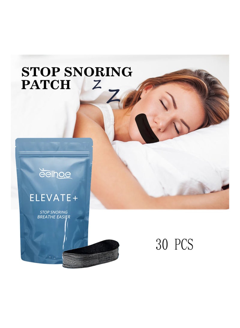 EELHOE 30 قطعة - محلول قوي للغاية مضاد للشخير مناسب للرجال والنساء على حد سواء، من أجل تنفس أفضل ونوم جيد - Image 1