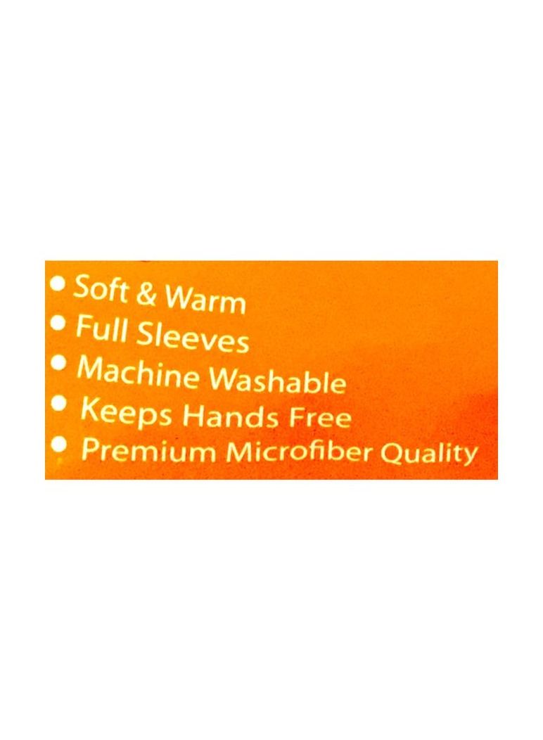 Mintra High Quality -  Soft Blanket Cape / Hoodie  - (One Size Fits All )  Mocha - Image 4