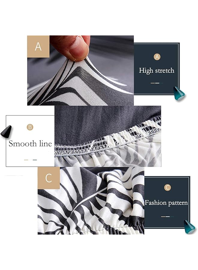 erorex Stretch Sofa Cover Printed Pattern Seat Couch Cover For 1 Cushion Couch 1 Piece Furniture Protector For Living Room Pets Sofa 3 Seater - Image 4