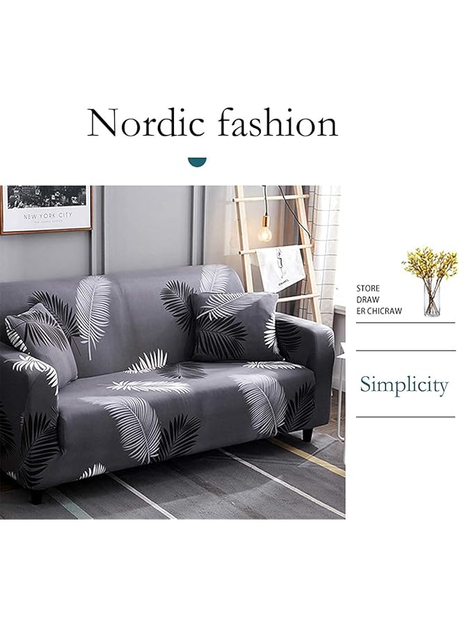 erorex Stretch Sofa Cover Printed Pattern Seat Couch Cover For 1 Cushion Couch 1 Piece Furniture Protector For Living Room Pets Sofa 3 Seater - Image 5