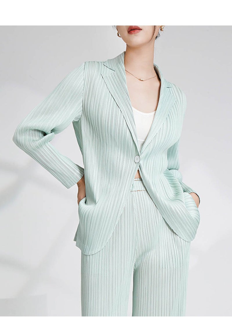 Shougu Elegant Pleated Suit For Women  - Image 1