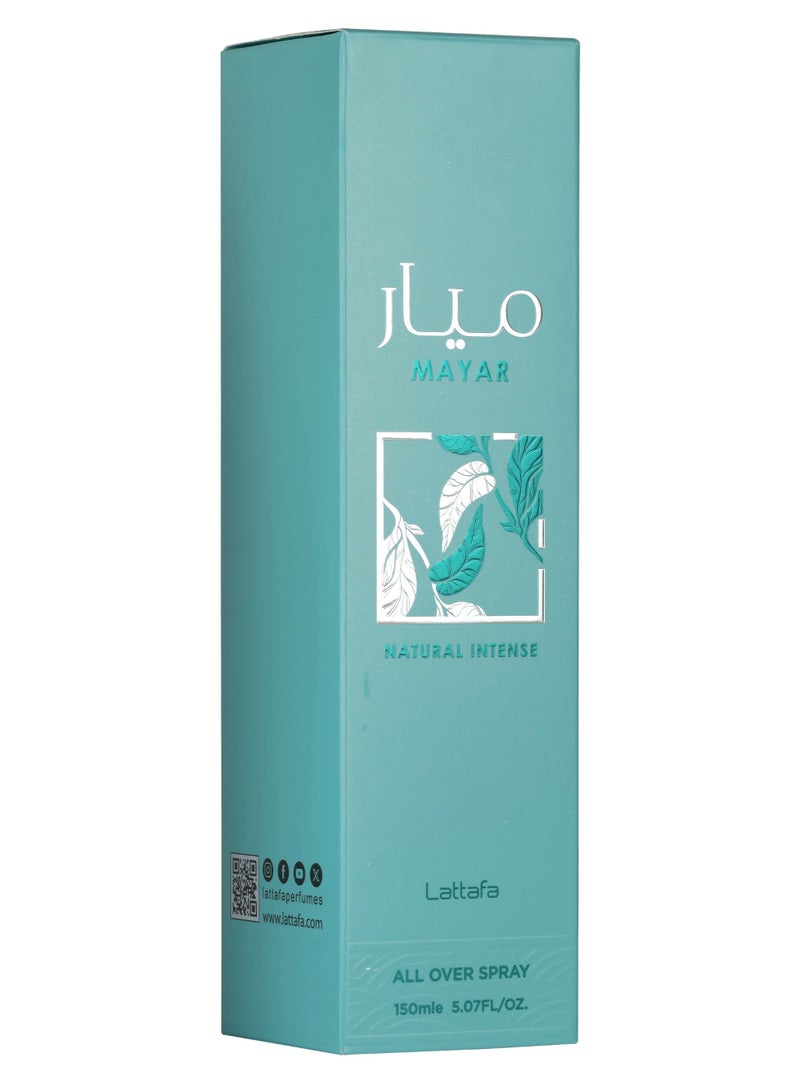 Lattafa Mayar Natural Intense All Over Spray EDP 150 ml - Image 3
