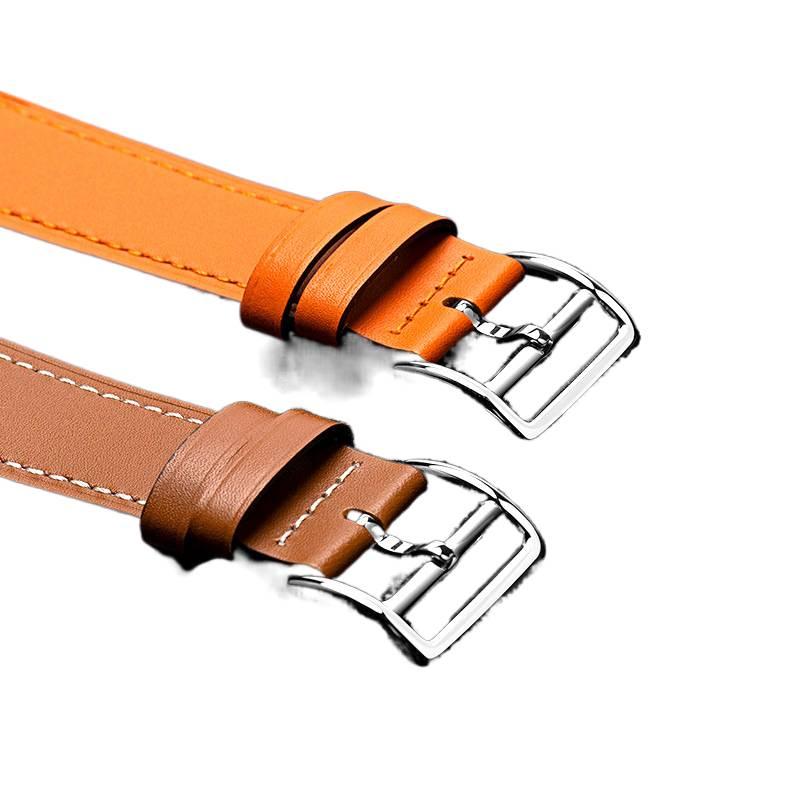 AD ( ) Classic Leather Strap Smartwatch Band Compatible with Apple Watch Ultra with Adjustable Fit Replacement Strap for Daily Wear - Image 3