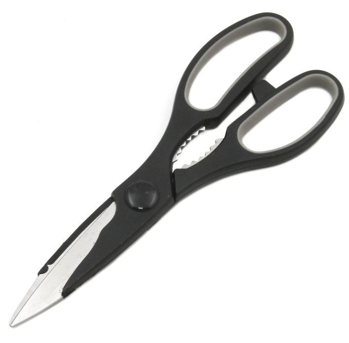 Chef Craft Kitchen Sears, Stainless Steel 9-Inches, Black (1-Pack) (21000) - Image 1