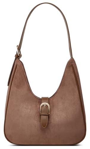 Upbull Retro Suede Shoulder Bag For Women Underarm Bag Winter Women's Hobo Bag Purse Tote Bag Commuter Handbag - Image 1