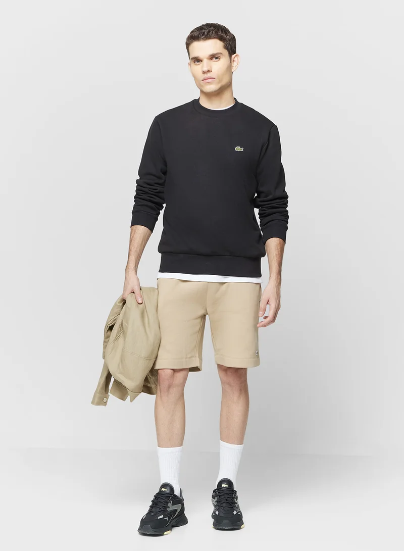 LACOSTE Brushed Fleece Sweatshirt