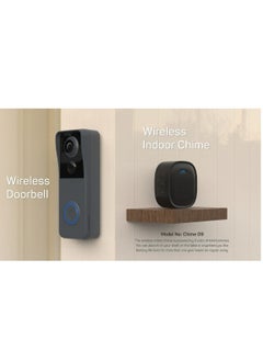 Smart Wireless Video Doorbell System – HD WiFi Camera, IP65 Weatherproof, Real-Time Video Intercom, 2-Way Audio, Motion Detection, Easy Installation & APP Control for All-Day Home Security - pzsku/Z1A4407D644211CF21213Z/45/_/1731932113/7fa8197f-c96b-4d70-a85a-6d793b16e19c