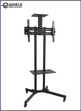 Single Monitor Fully Adjustable Computer Desk TV Mount with Wheels Caster Articulating Stand for 32–65-inch LCD Screen 360 Swivel VESA. - pzsku/Z1A441AB2D29D3110D832Z/45/1746705767/4970ce24-f0e8-4df0-89b4-6bb4376b7daf