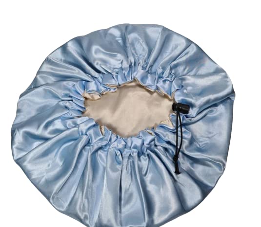 VIYANSHI Large Satin Sleep Cap Silk Elastic Night Sleeping Hat Bonnet Head Cover with Hair Bonnet for Women(pack of 1) (CAP 121)