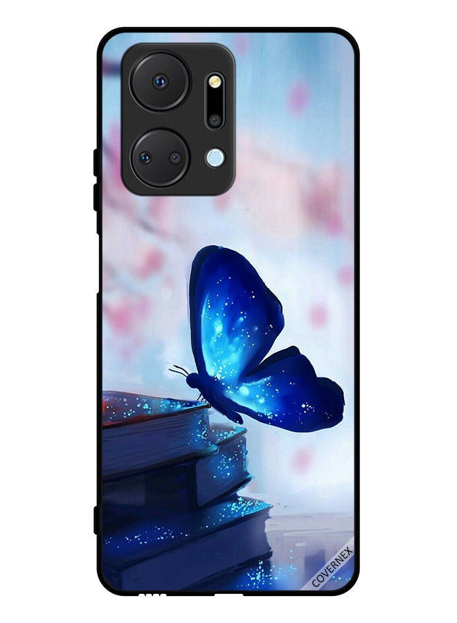 Covernex Protective Case Cover For Honor X7a Butterfly Sitting On Books - Image 1