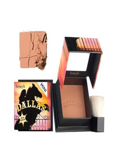 benefit Benefit Mini Dallas Dusty Rose Face Powder Blush – Warm Rosy-Bronze Blush and Bronzer for a Natural Glow, Travel Size  - Image 5