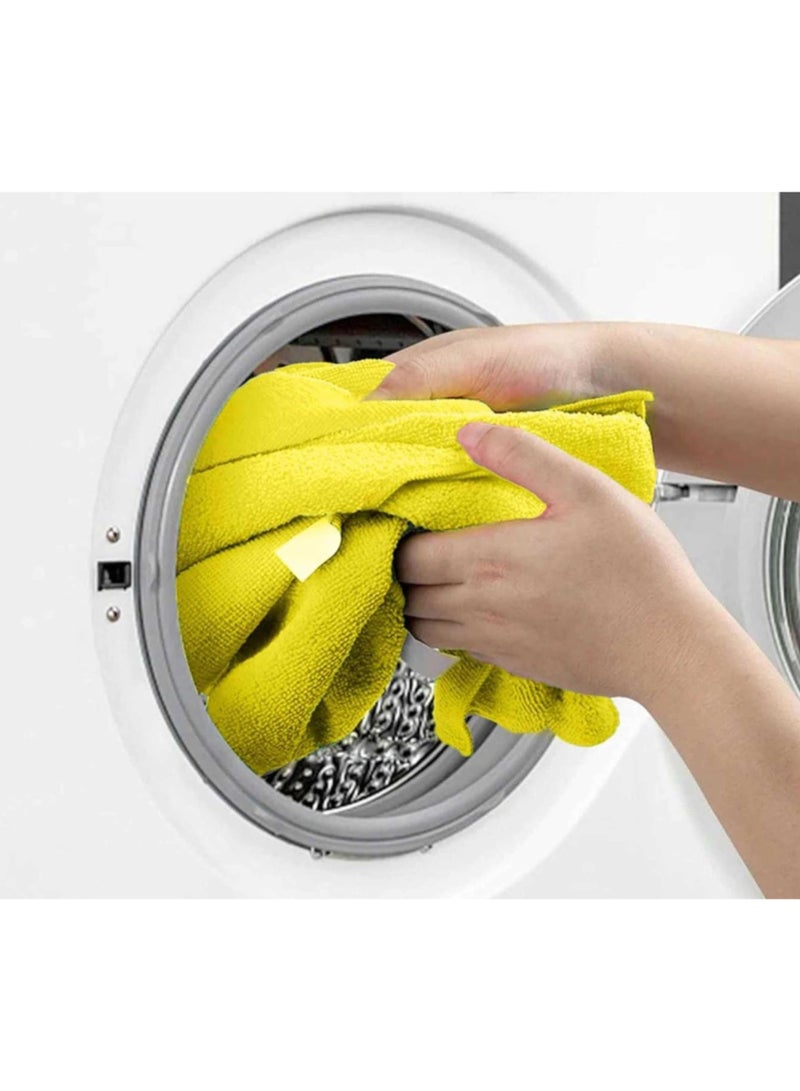 5 قطع من قماش التنظيف المصنوع من الألياف الدقيقة بطول 40 سم، مناسبة لتنظيف المنزل والمطبخ والسيارة. - Image 5