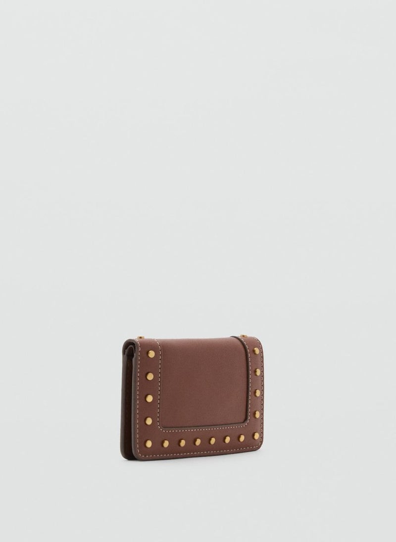 MANGO Studded Wallet With Flap  - Image 2