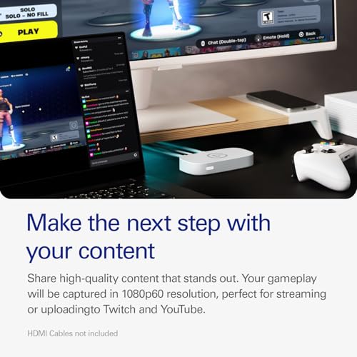 elgato إلجاتو جيم كابتشر نيو – بطاقة التقاط محمولة USB 4K60 HDR تمرير، تسجيل فيديو 1080p60 – لجهاز PS5|Xbox|نينتندو سويتش 2 - OBS، كويك تايم والمزيد - توصيل وتشغيل|يعمل على اللابتوب|PC|ماك|آيباد - Image 3