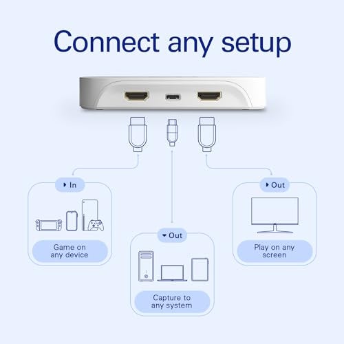 elgato إلجاتو جيم كابتشر نيو – بطاقة التقاط محمولة USB 4K60 HDR تمرير، تسجيل فيديو 1080p60 – لجهاز PS5|Xbox|نينتندو سويتش 2 - OBS، كويك تايم والمزيد - توصيل وتشغيل|يعمل على اللابتوب|PC|ماك|آيباد - Image 5