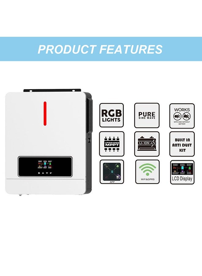 Generic Yingfa 6.2kW EU Standard Single Phase Low Voltage 48V Solar Off-grid Inverter Without Wifi Dongle For Home  - Image 4