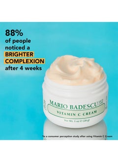 MARIO BADESCU Vitamin C Cream | Lightweight Face Moisturizer Enriched With Niacinamide For All Skin Types | Visibly Reduces Signs Of Aging | 1 Fl Oz  - Image 4