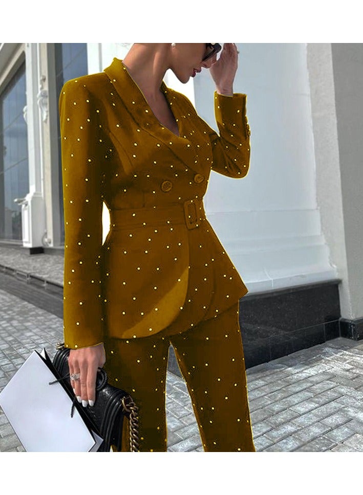 Shougu Polka Dot Long Sleeved Suit Set  - Image 2