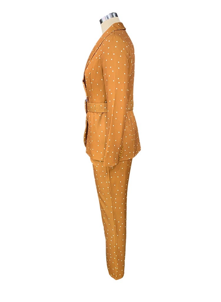 Shougu Polka Dot Long Sleeved Suit Set  - Image 4