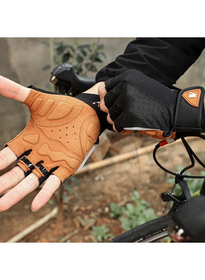 WEST BIKING Pair Of Half Finger Cycling Gloves S - Image 4