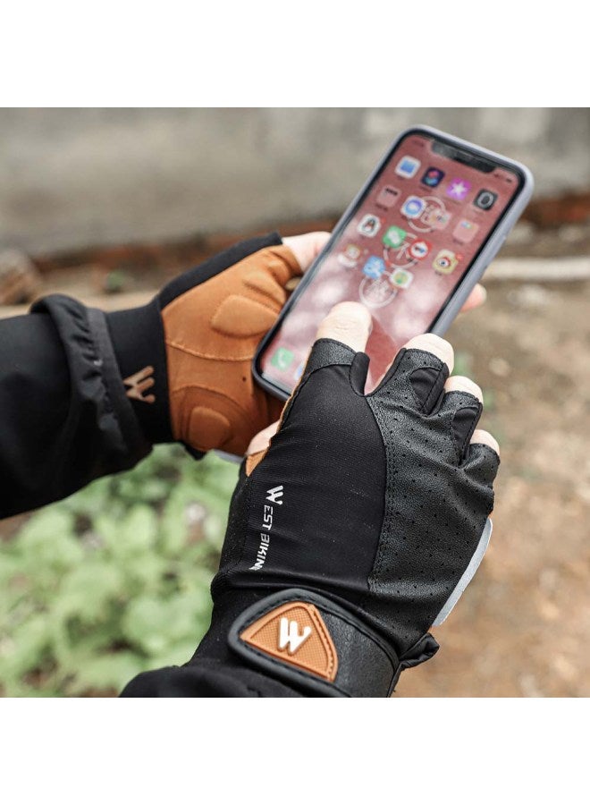 WEST BIKING Pair Of Half Finger Cycling Gloves S - Image 5