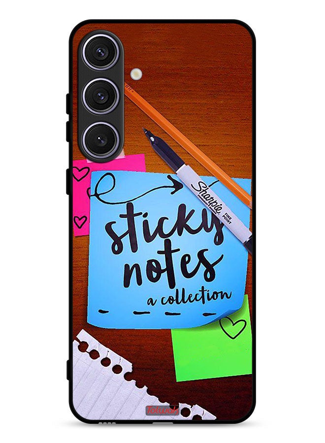 Tolwak Samsung Galaxy S24 Plus 5G Protective Case Cover Sticky Notes - Image 1