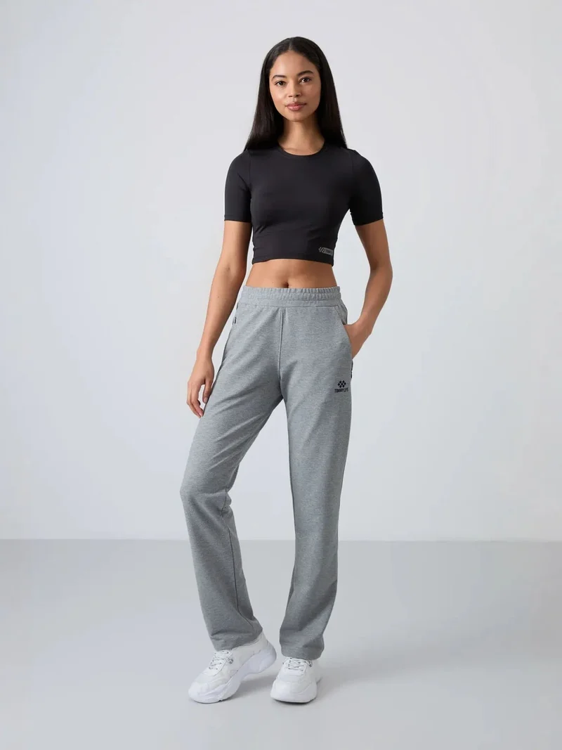 تومي لايف TOMMY Women's Straight-Leg Fleece Sweatpants