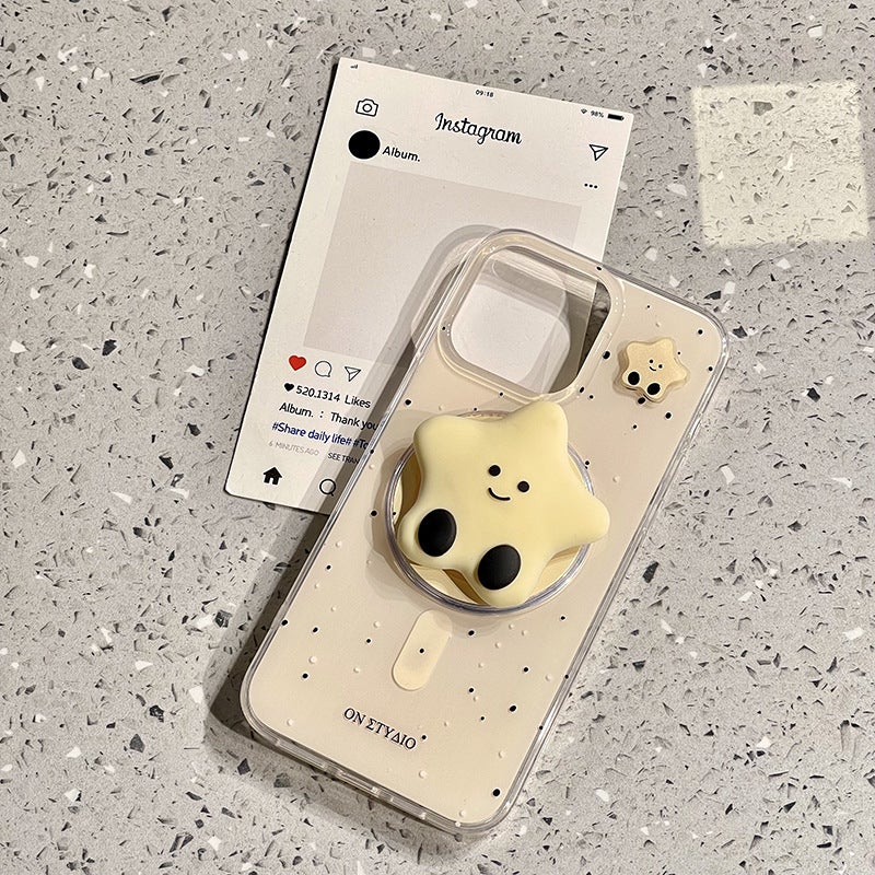 IDM Magnetic Stand Phone Case for iPhone 17 Pro Max, 15, 13, 8 Plus, 11