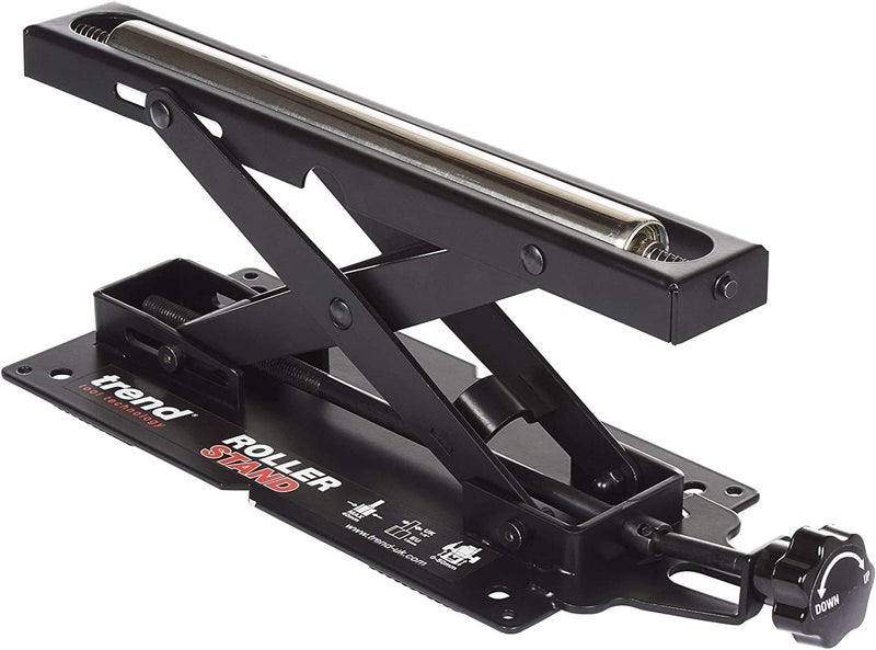 Trend Adjustable Miter Saw Roller Stand, 140 lbs Capacity and Height Adjustment from 2 inches to 6.3 inches, R/STAND/A - Image 1