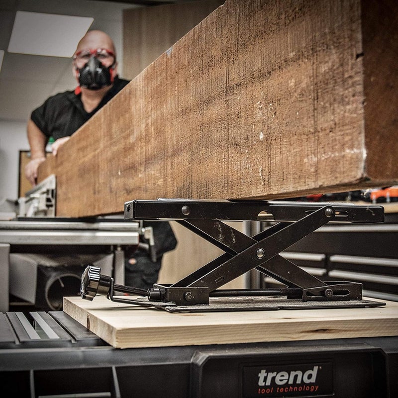 Trend Adjustable Miter Saw Roller Stand, 140 lbs Capacity and Height Adjustment from 2 inches to 6.3 inches, R/STAND/A - Image 5